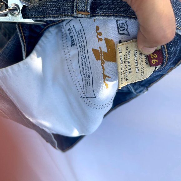 7 For All Mankind  Flare Jeans Distressed Sale - Picture 4 of 6